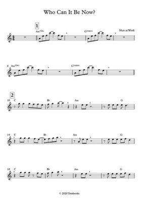 Who Can It Be Now? The Evolution of Saxophone Sheet Music